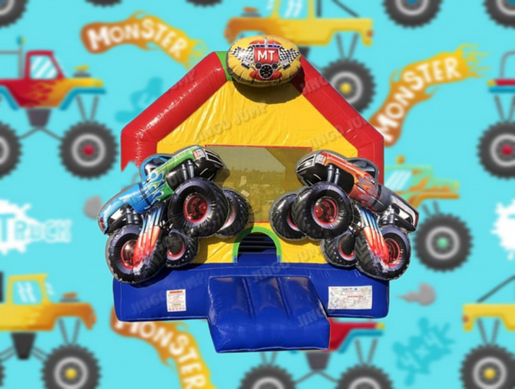 monster trucks 13x13 bounce house